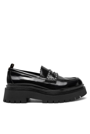 Pepe Jeans лоуфъри с дебела подметка PLS10415 Черен - Mera.bg