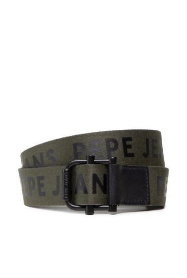 Pepe Jeans Мъжки колан Angel Reverse Belt PM020985 Khaki Green 765 - Mera.bg
