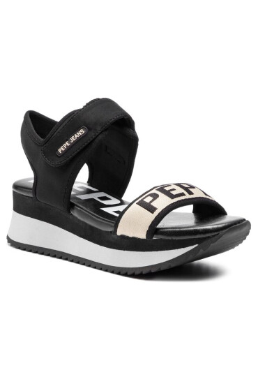 Pepe Jeans Сандали Fuji Mania PLS90394 Black 999 - Mera.bg