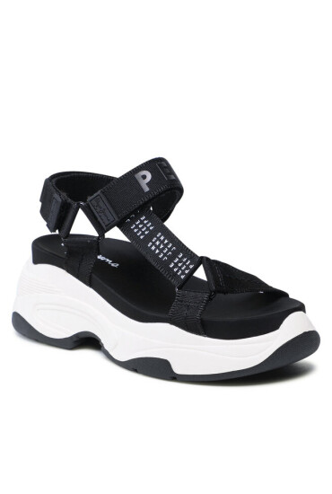 Pepe Jeans Сандали Grub Logo PLS90566 Black 999 - Mera.bg