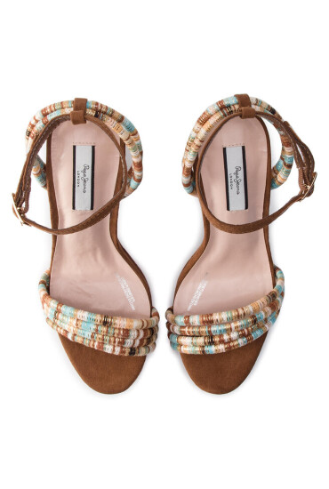Pepe Jeans Сандали Nika Tubular PLS90401 Cognac 879 - Mera.bg