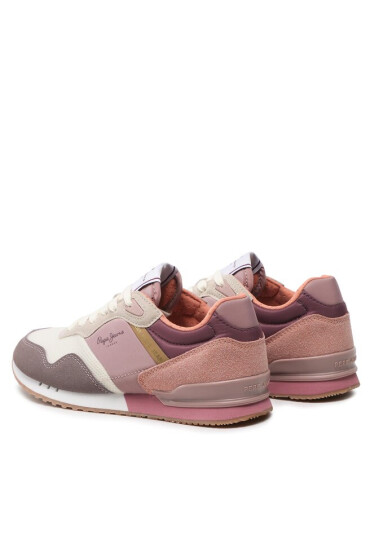 Pepe Jeans Сникърси London W Mad PLS31464 Powder Wine 403 - Mera.bg
