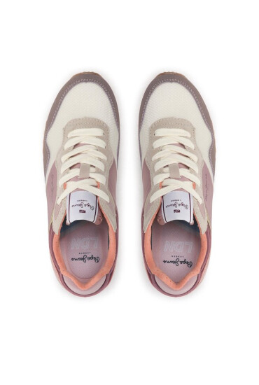 Pepe Jeans Сникърси London W Mad PLS31464 Powder Wine 403 - Mera.bg