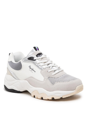 Pepe Jeans Сникърси Sloane Bass PLS31277 White 800 - Mera.bg