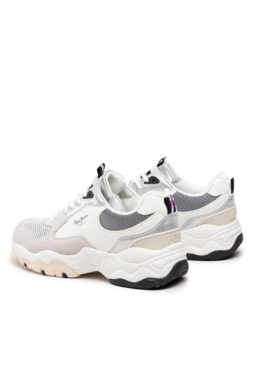 Pepe Jeans Сникърси Sloane Bass PLS31277 White 800 - Mera.bg