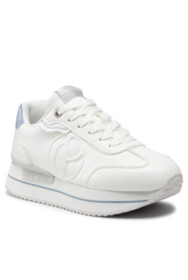 Pepe Jeans Сникърси Rusper Basic PLS31332 White 800 - Mera.bg
