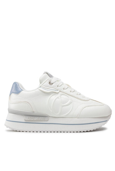 Pepe Jeans Сникърси Rusper Basic PLS31332 White 800 - Mera.bg