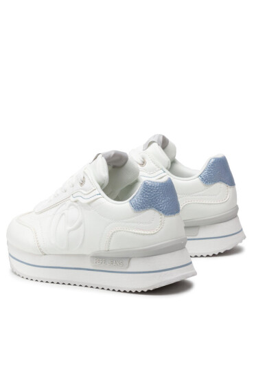 Pepe Jeans Сникърси Rusper Basic PLS31332 White 800 - Mera.bg