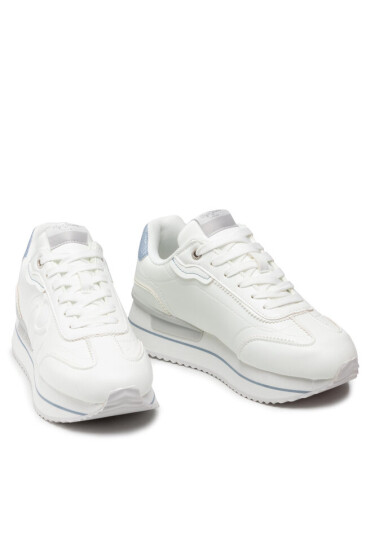 Pepe Jeans Сникърси Rusper Basic PLS31332 White 800 - Mera.bg