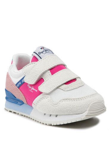 Pepe Jeans Сникърси London One Gk PGS30538 White 800 - Mera.bg