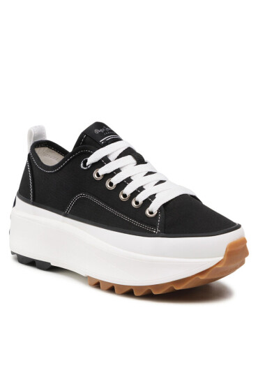 Pepe Jeans Сникърси Woking Cord PLS31312 Black 999 - Mera.bg