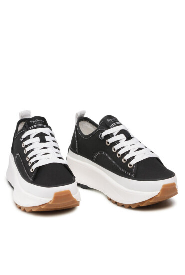 Pepe Jeans Сникърси Woking Cord PLS31312 Black 999 - Mera.bg