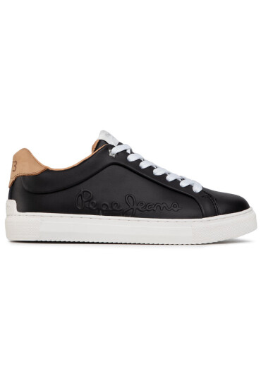 Pepe Jeans Сникърси Adams Logo 20 PLS31049 Black 999 - Mera.bg