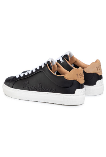 Pepe Jeans Сникърси Adams Logo 20 PLS31049 Black 999 - Mera.bg