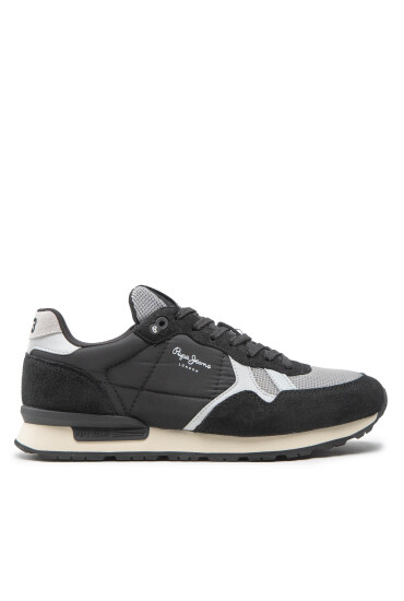 Pepe Jeans Сникърси Britt Man Studio Green PMS30851 Черен - Mera.bg