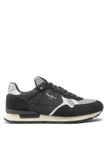 Pepe Jeans Сникърси Britt Man Studio Green PMS30851 Черен - Mera.bg