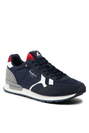 Pepe Jeans Сникърси Britt Man Studio Green PMS30851 Тъмносин - Mera.bg