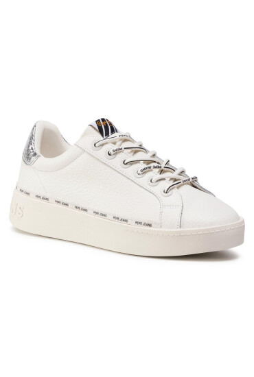 Pepe Jeans Сникърси Brixton Again PLS31025 Off White 803 - Mera.bg