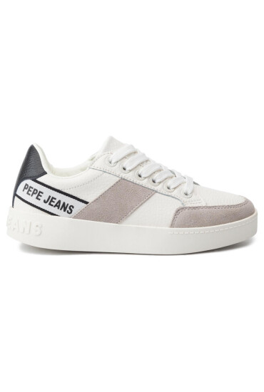 Pepe Jeans Сникърси Brixton Tape PLS30891 White 800 - Mera.bg