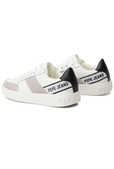 Pepe Jeans Сникърси Brixton Tape PLS30891 White 800 - Mera.bg
