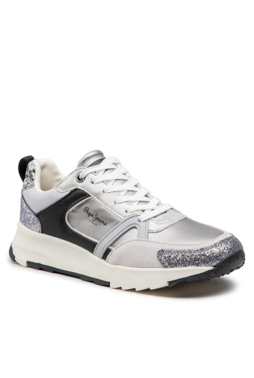 Pepe Jeans Сникърси Joy Dreams PLS31367 Silver 934 - Mera.bg
