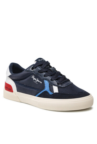 Pepe Jeans Сникърси Kenton Britt Boy PBS30512 Navy 595 - Mera.bg