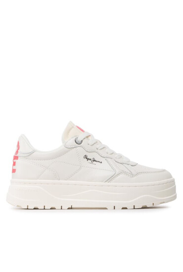 Pepe Jeans Сникърси Kore Love W PLS31473 Factory White 801 - Mera.bg
