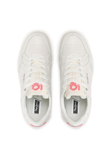 Pepe Jeans Сникърси Kore Love W PLS31473 Factory White 801 - Mera.bg