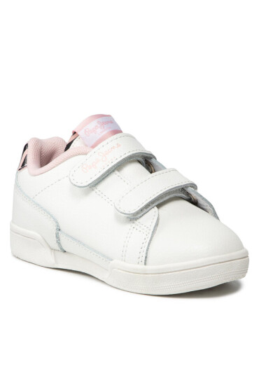 Pepe Jeans Сникърси Lambert Zebra Girls PGS30514 Optic White 802 - Mera.bg
