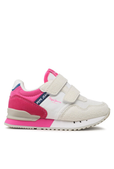 Pepe Jeans Сникърси London Basic Gk PGS30565 Бял - Mera.bg