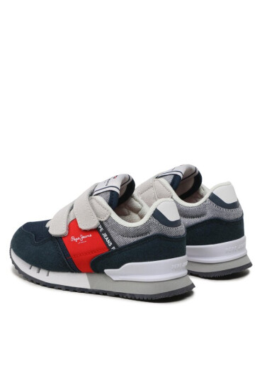 Pepe Jeans Сникърси London Brighton Bk PBS30558 Navy 595 - Mera.bg