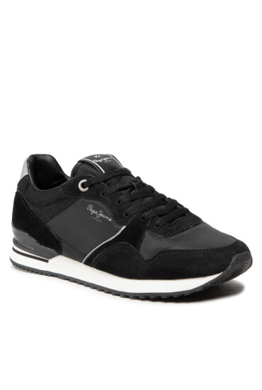 Pepe Jeans Сникърси London City PMS30874 Black 999 - Mera.bg
