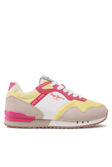 Pepe Jeans Сникърси London One G PGS30537 Sorbet Lemon 014 - Mera.bg