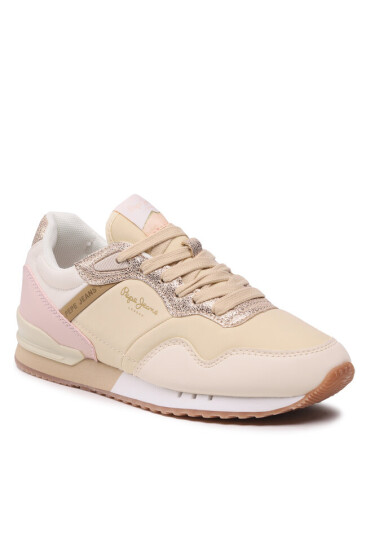 Pepe Jeans Сникърси London W Albal PLS31463 Gold 099 - Mera.bg