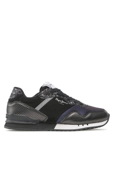 Pepe Jeans Сникърси London W Queen PLS31379 Black 999 - Mera.bg