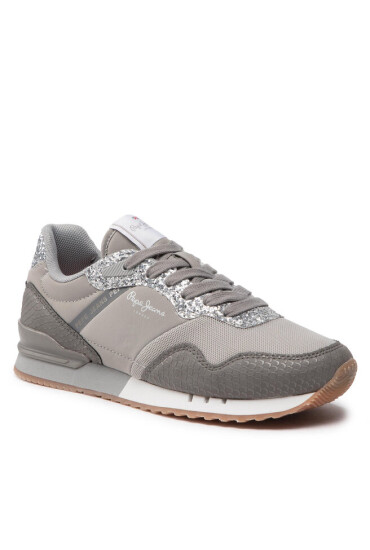 Pepe Jeans Сникърси London W Queen PLS31379 Pop Light Grey 915 - Mera.bg