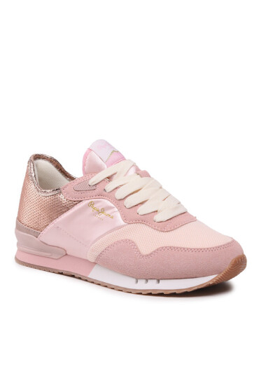 Pepe Jeans Сникърси London w Troy PLS31466 Factory Pink 327 - Mera.bg