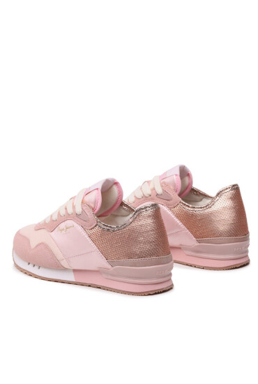 Pepe Jeans Сникърси London w Troy PLS31466 Factory Pink 327 - Mera.bg