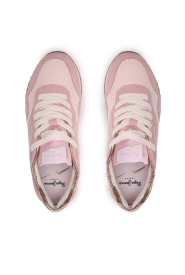 Pepe Jeans Сникърси London w Troy PLS31466 Factory Pink 327 - Mera.bg