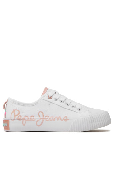 Pepe Jeans Сникърси Ottis Log G PGS30577 Бял - Mera.bg