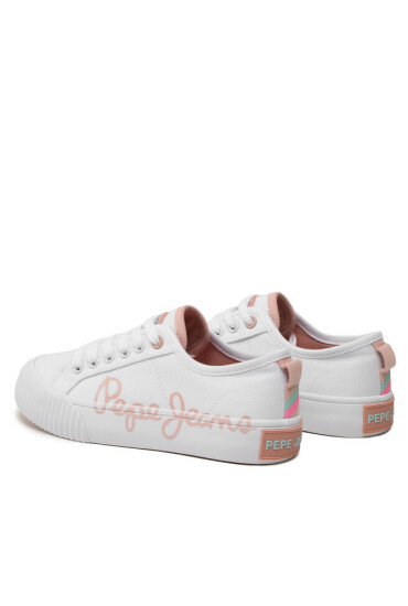 Pepe Jeans Сникърси Ottis Log G PGS30577 Бял - Mera.bg