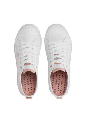 Pepe Jeans Сникърси Ottis Log G PGS30577 Бял - Mera.bg