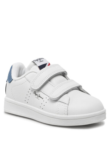 Pepe Jeans Сникърси Player Basic Bk PBS30557 Бял - Mera.bg