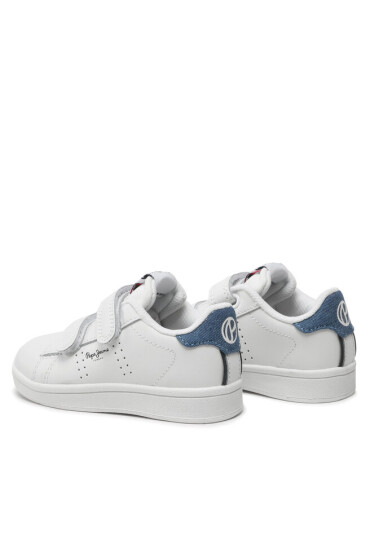 Pepe Jeans Сникърси Player Basic Bk PBS30557 Бял - Mera.bg