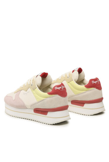 Pepe Jeans Сникърси Rusper Sweet PLS31477 Factory White 801 - Mera.bg