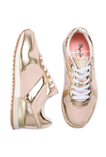Pepe Jeans Сникърси Verona W Greek PLS30873 Gold 099 - Mera.bg