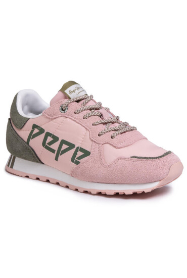 Pepe Jeans Сникърси Verona W Logo PLS30984 Washed Rose 313 - Mera.bg