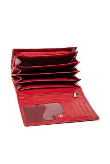 Peterson Голям дамски портфейл 34-02-03-01 Red - Mera.bg
