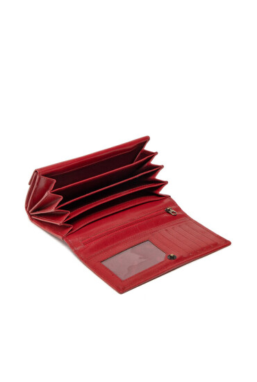 Peterson Голям дамски портфейл 438 2-3-1-5989 Red - Mera.bg
