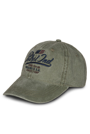 Petrol Industries Шапка с козирка M-1050-CAP820 Зелен - Mera.bg